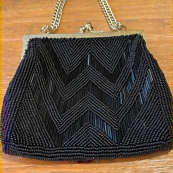 Vintage Walborg Beaded Purse Handmade in Hong Kong - Picture 3 of 8